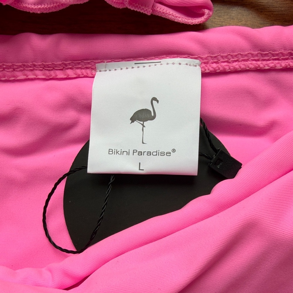 Pink Ruffled Bikini Set - Picture 4 of 4
